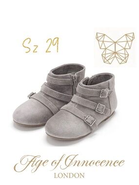 Age of innocence size 29 PHOEBE GREY suede BOOTS